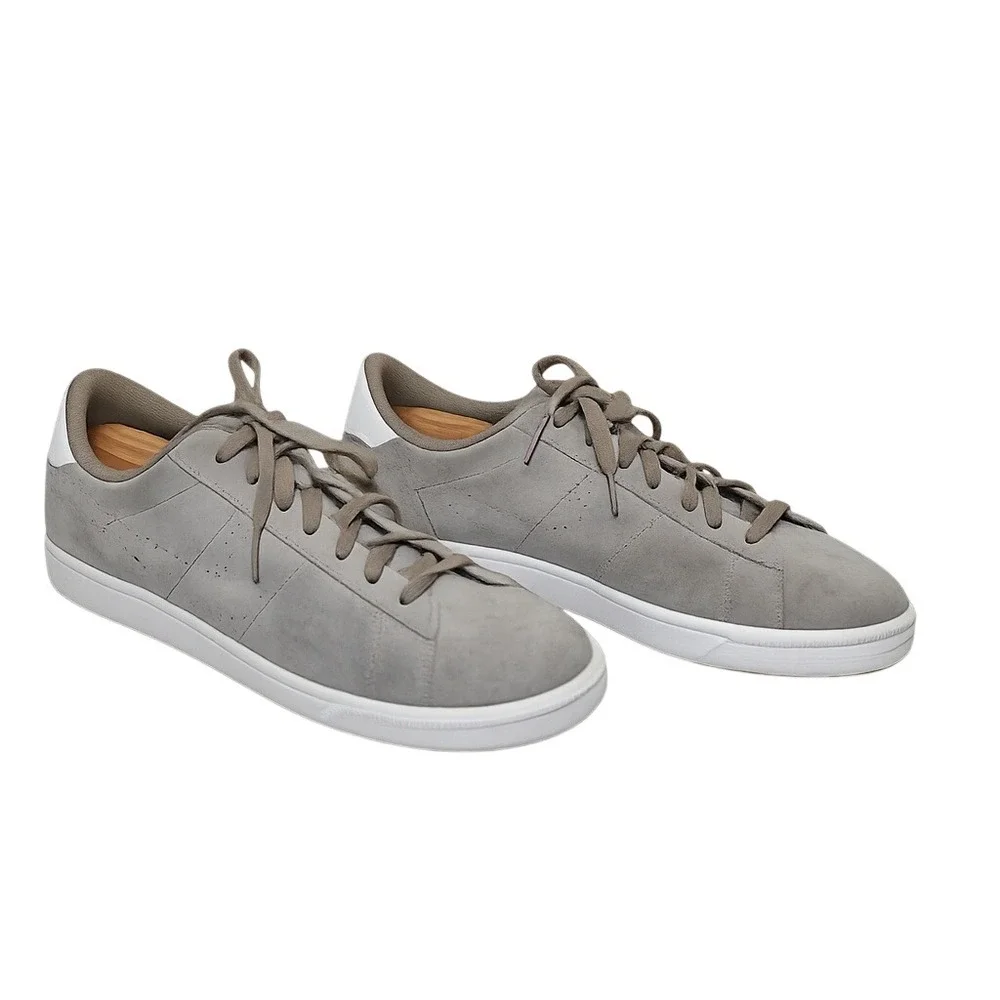 Nike Tennis Classic CS Suede Mens 11 Gray Taupe Sneakers‎ Retro Court